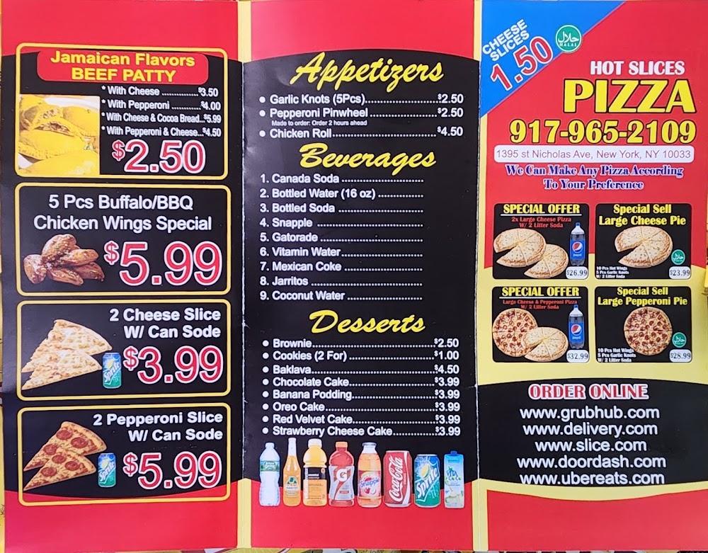 hot slices pizza Menu image 4
